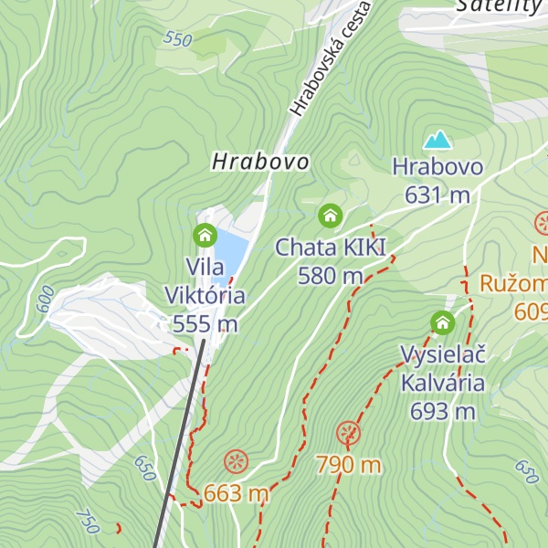 Map of Chata Malina