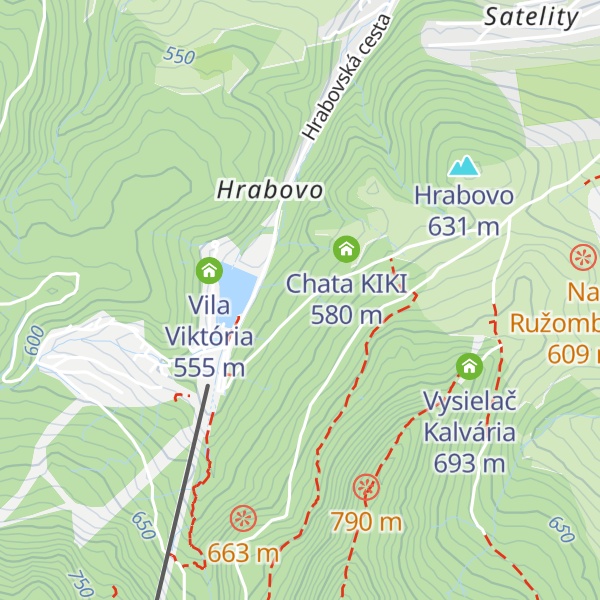 Map of Chata Alpina