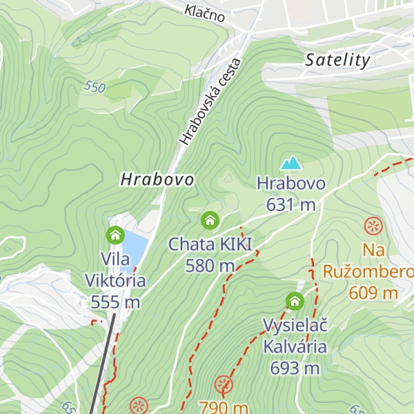 Map of Chata Helena