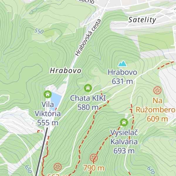 Map of Chata KIKI