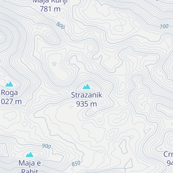 Map of Strazanik