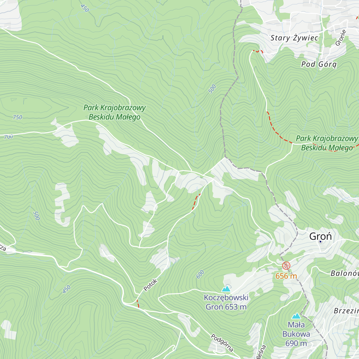 Chatka Klubu Turystyki Górskiej "Limba" map