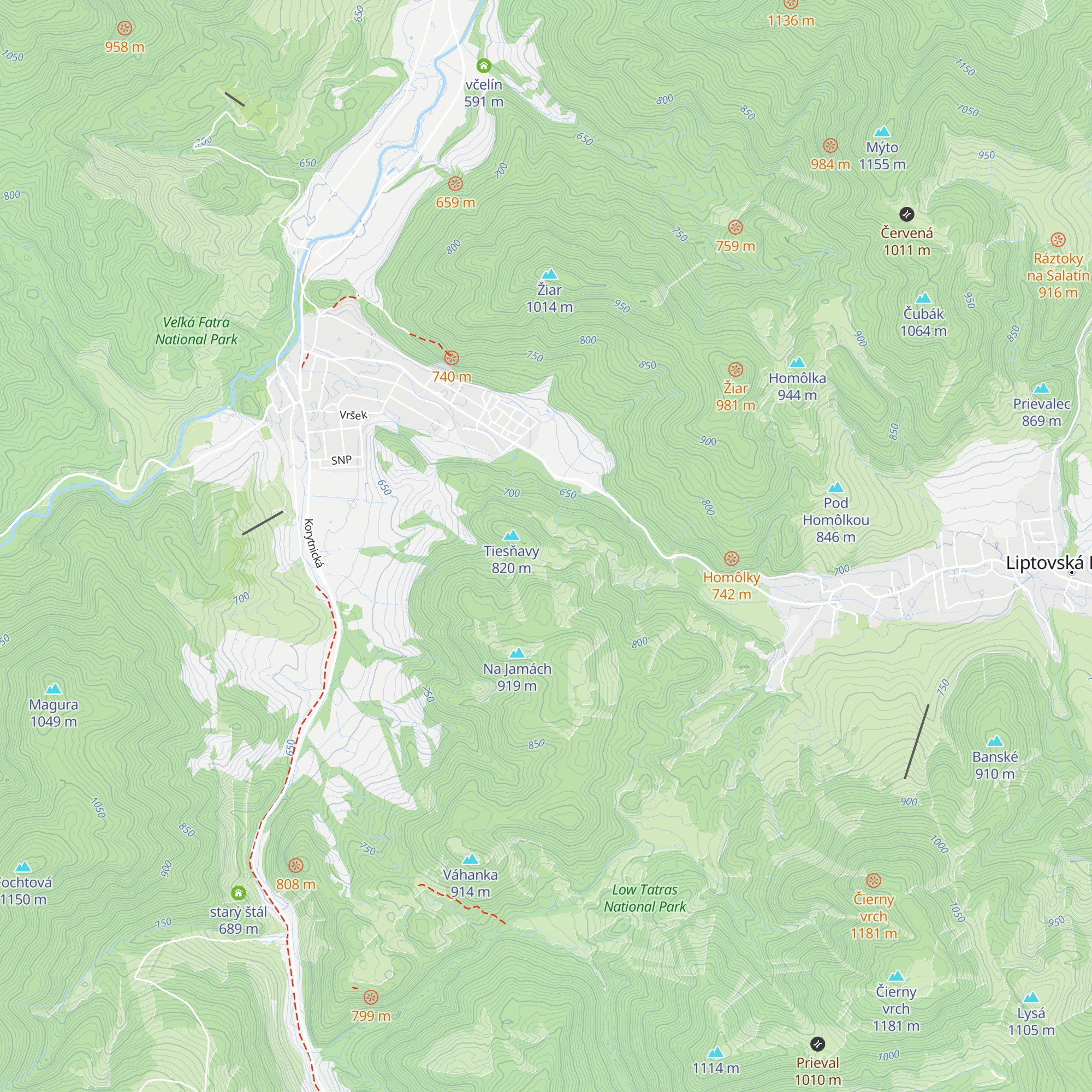 Zuzana map