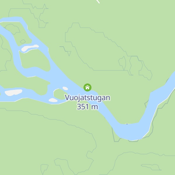 Map of Vuojatstugan