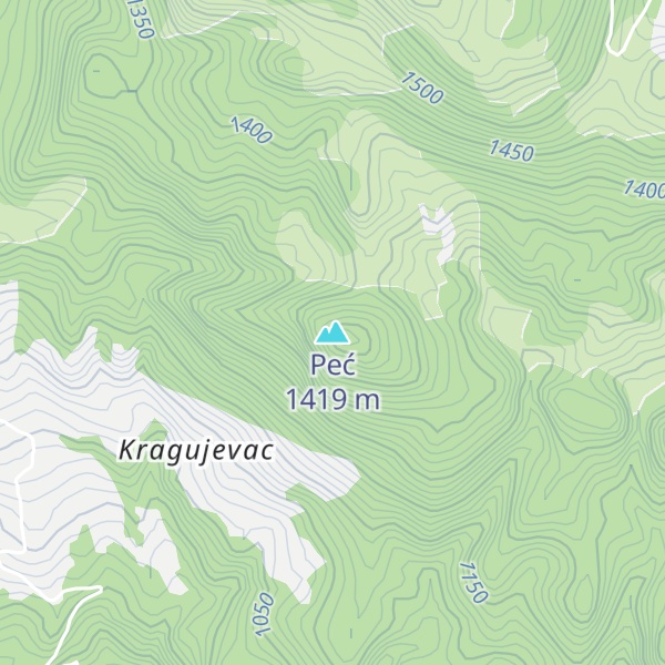 Map of Peć