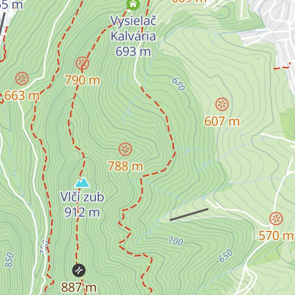 Map of Stará chata