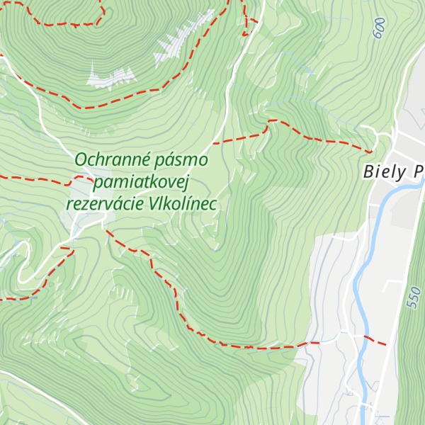 Map of Stráňa