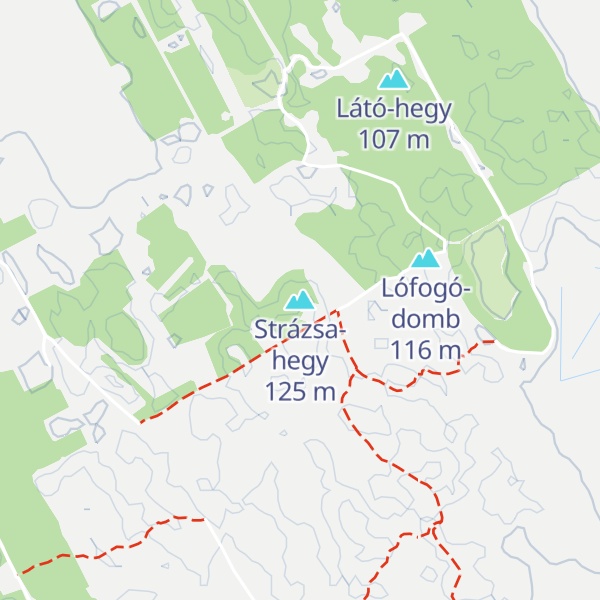 Map of Strázsa-hegy