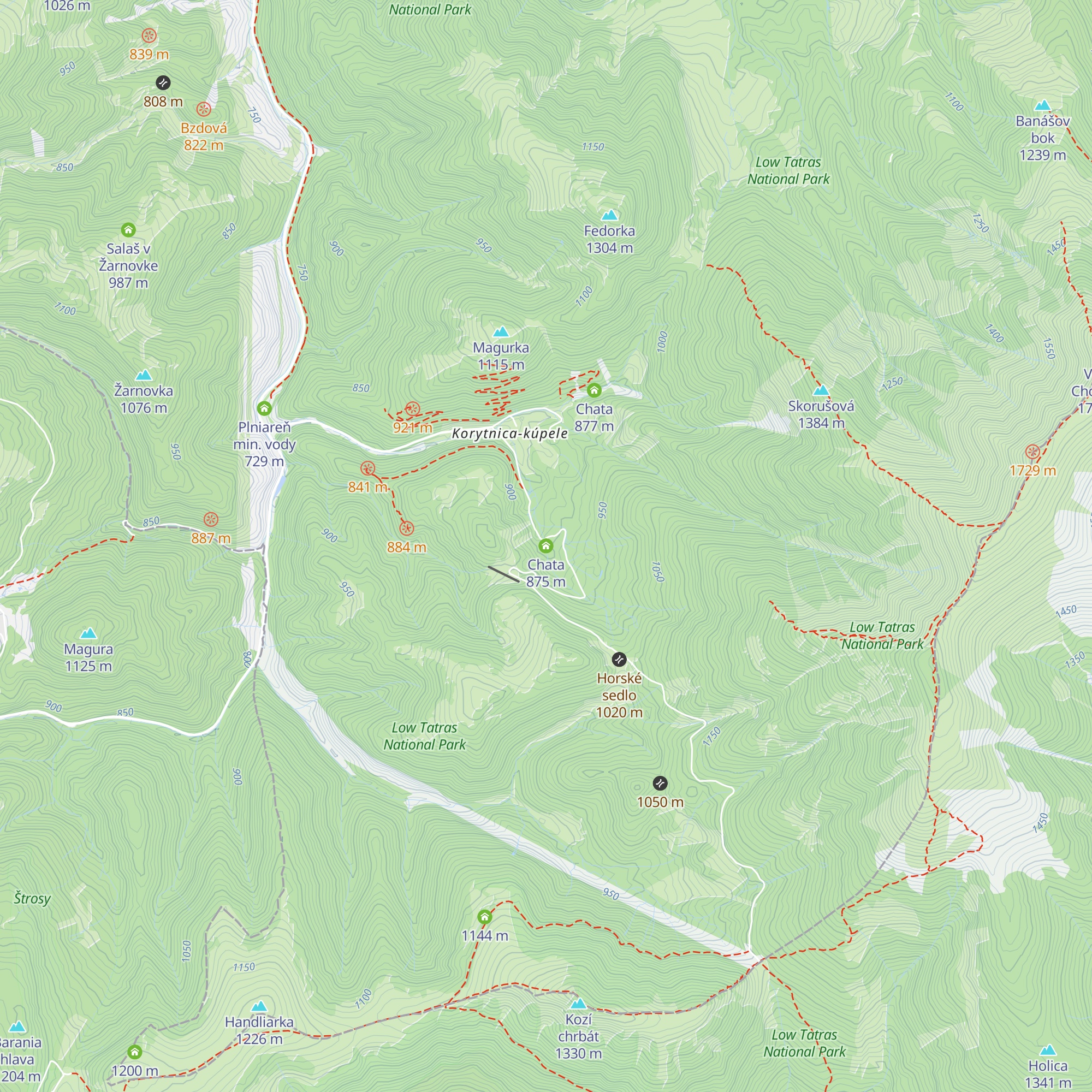 Chata map