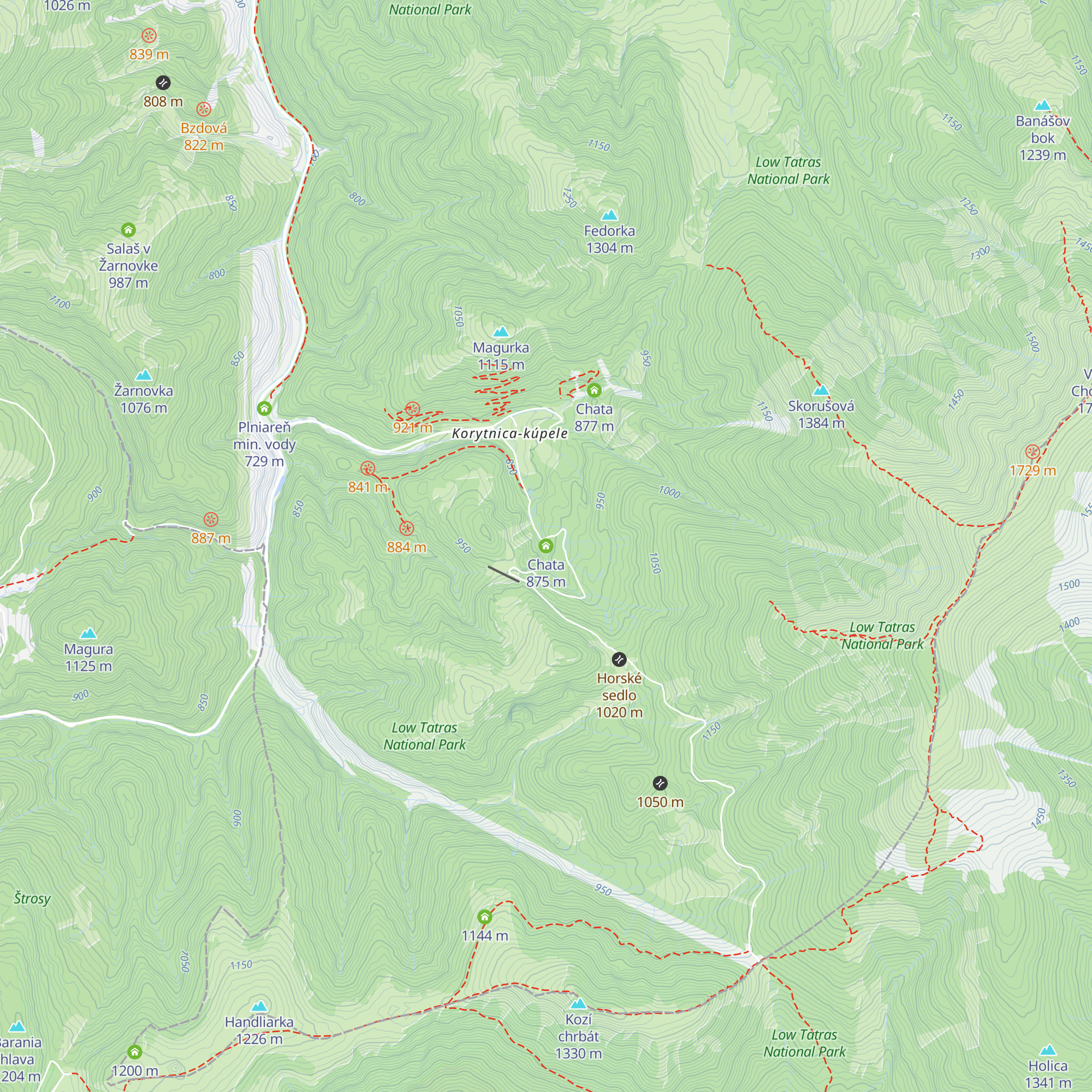 Chata map