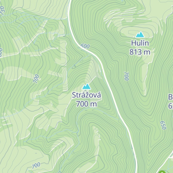 Map of Strážová