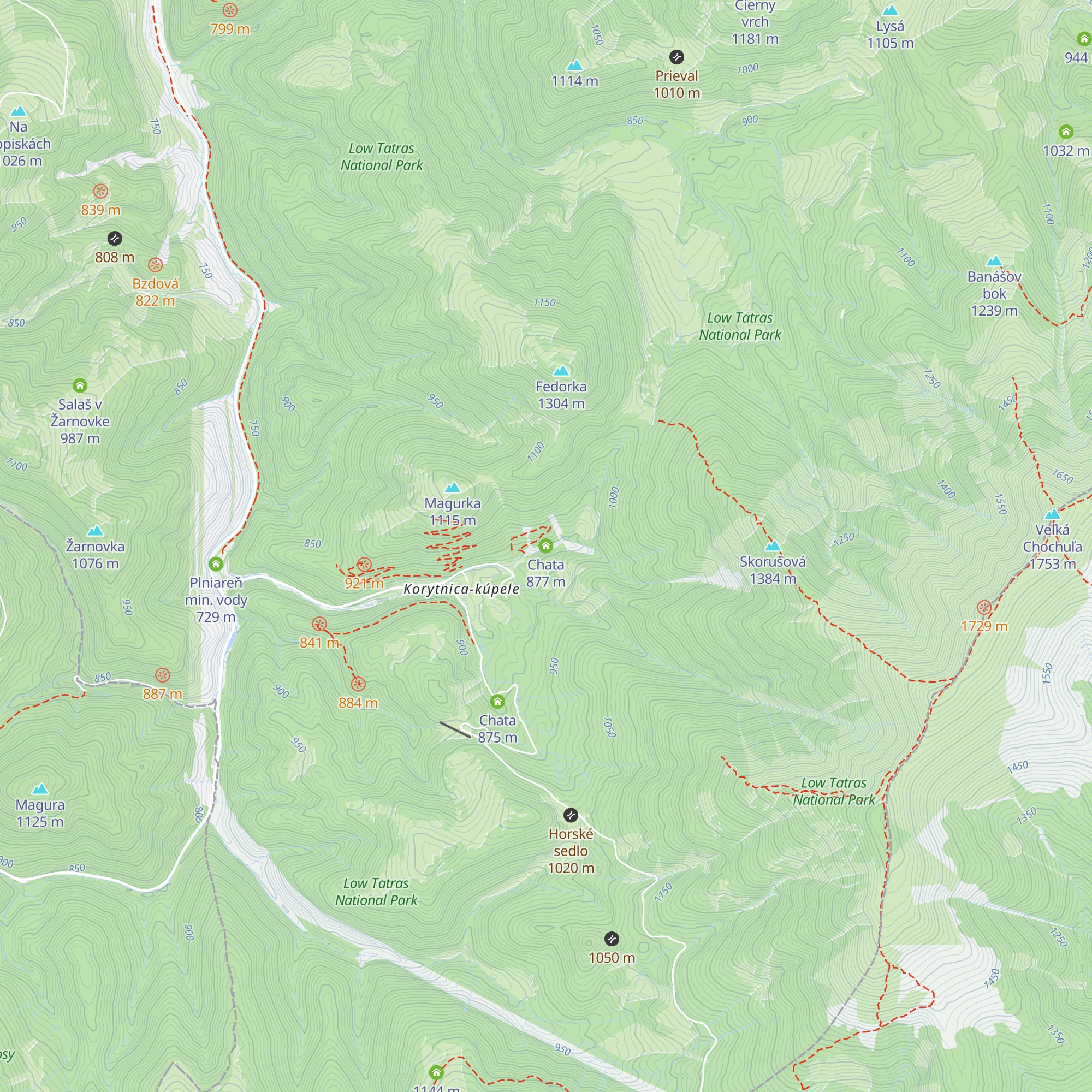 Chata map