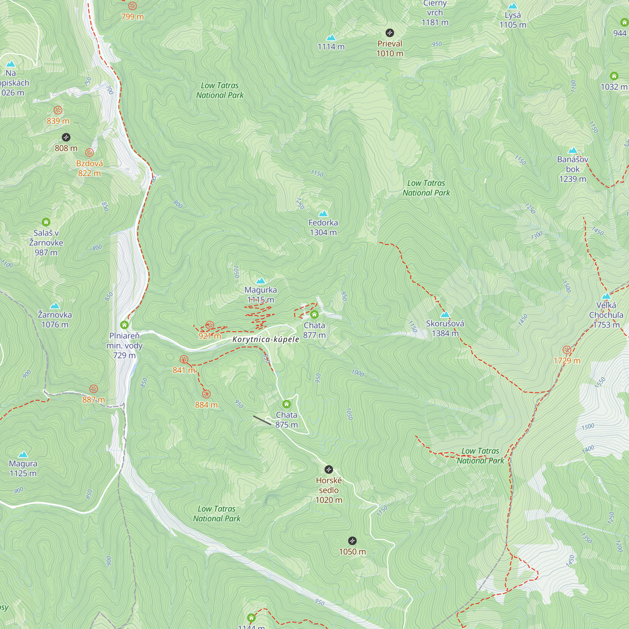 Chata map