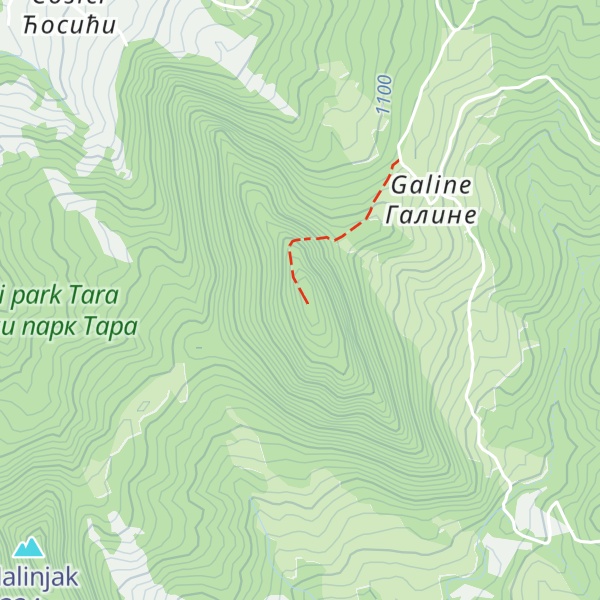 Map of Galinik