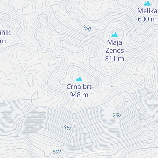 Map of Crna brt