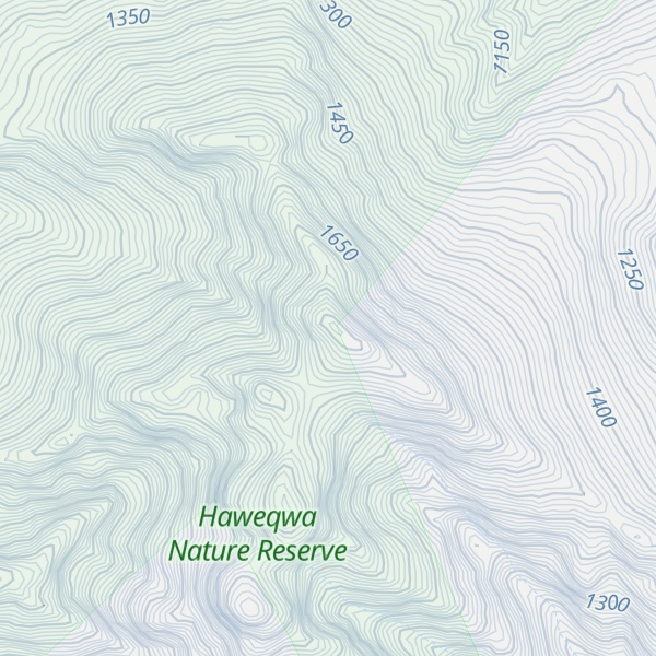 Map of Stettyns Peak