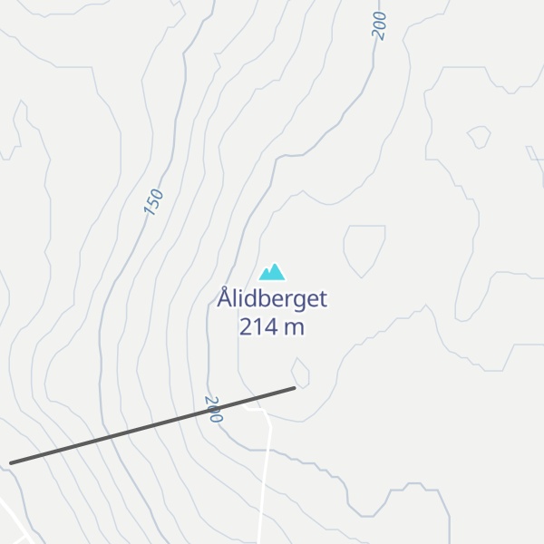 Map of Ålidberget