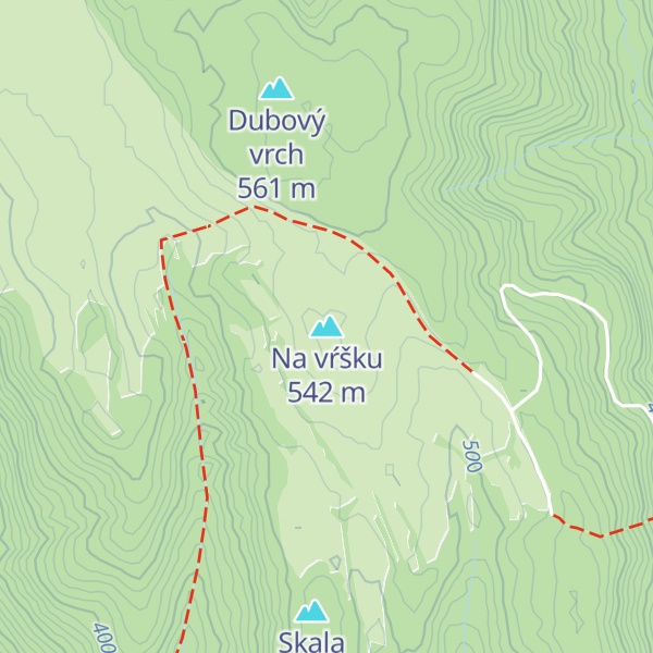 Map of Na vŕšku