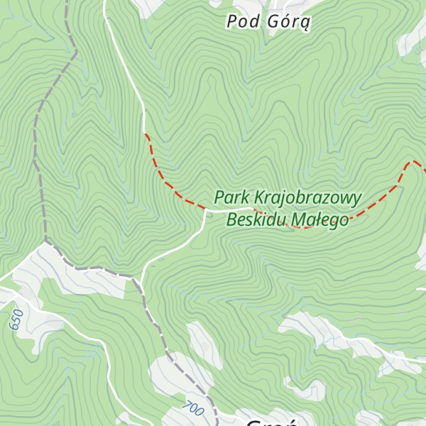 Map of Złota Górka