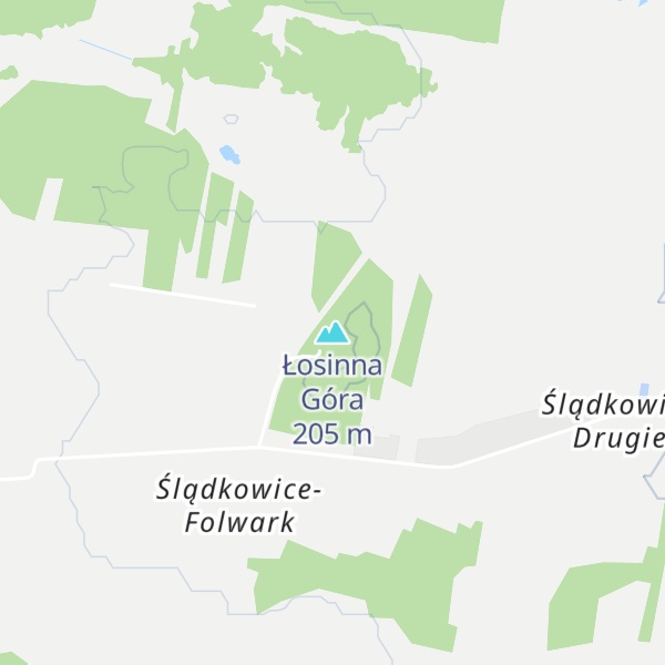 Map of Łosinna Góra