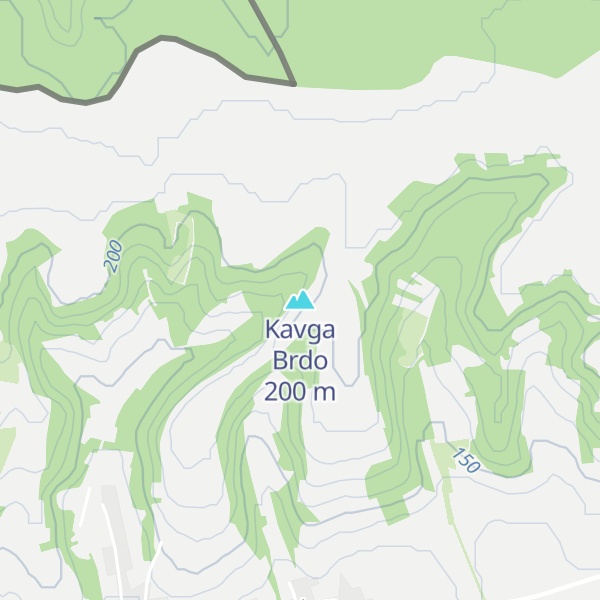 Map of Kavga Brdo