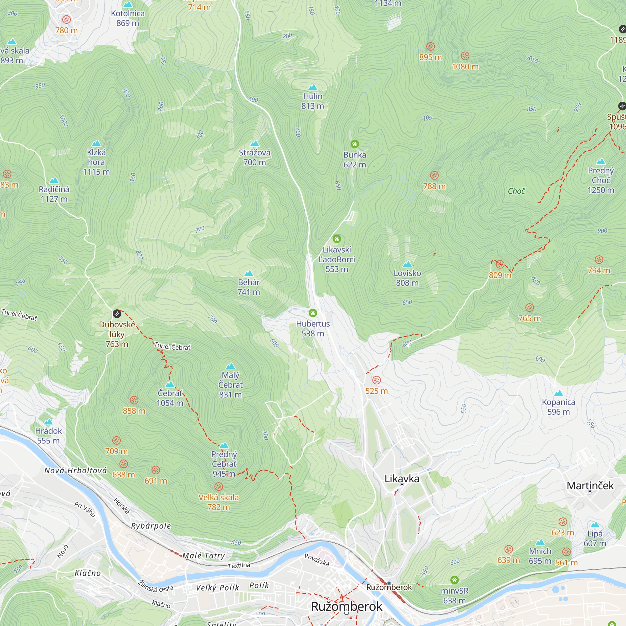 Hubertus map
