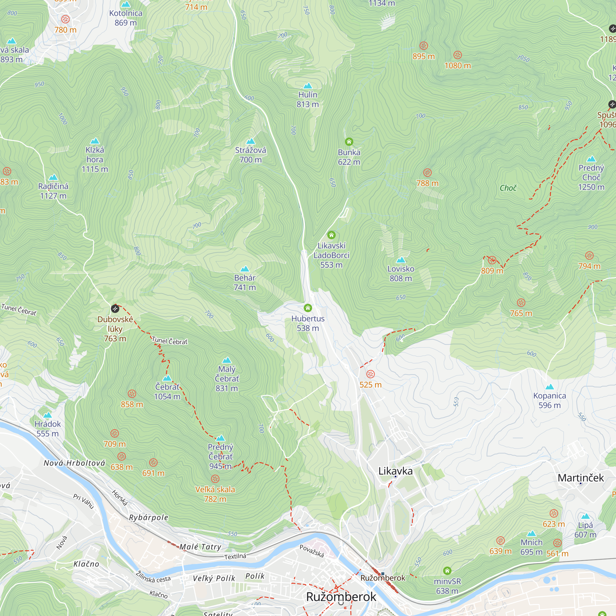 Hubertus map