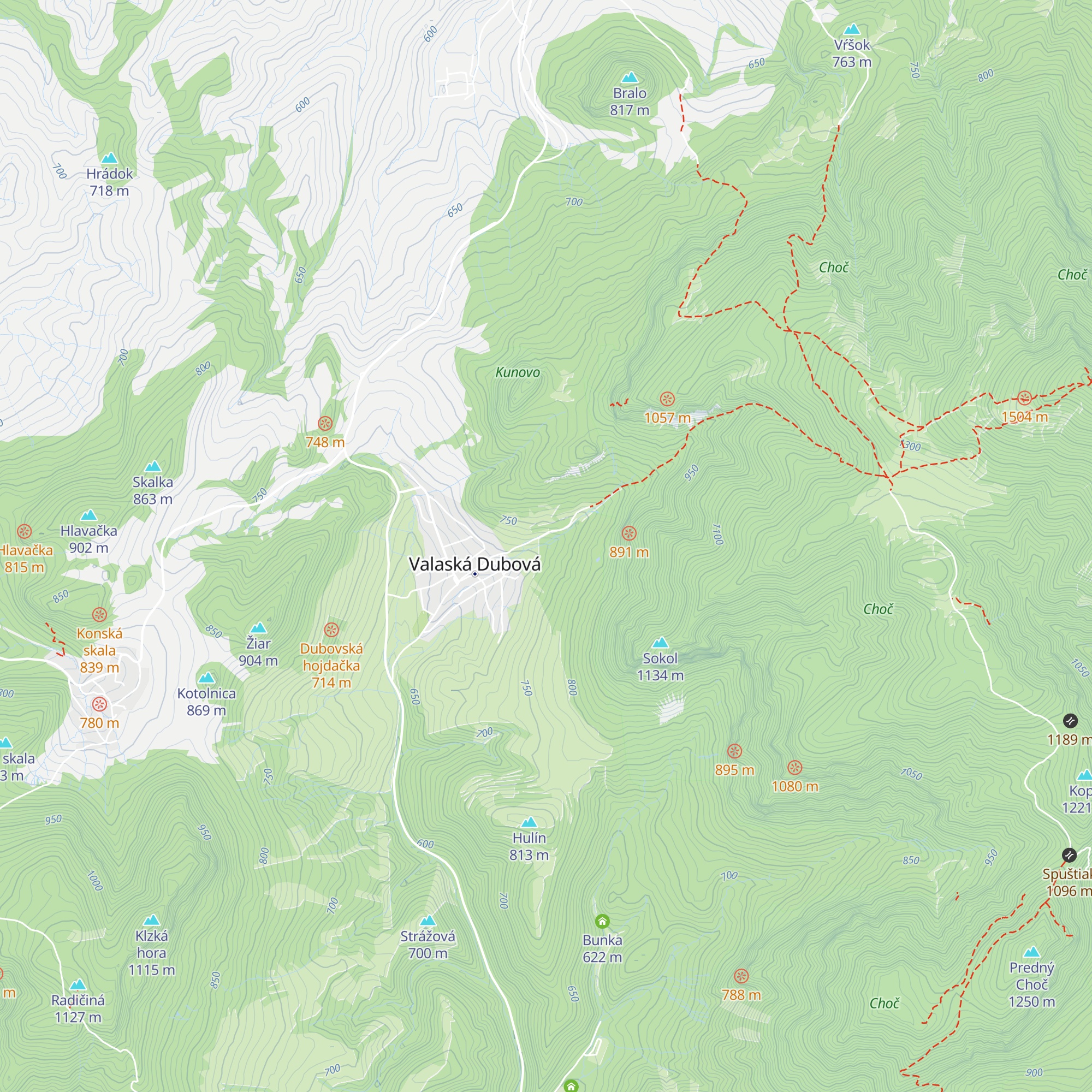 starý domček vodárne map