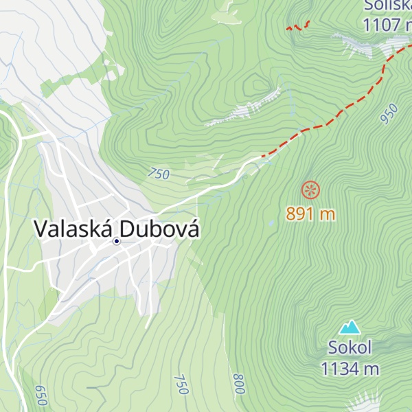 Map of starý domček vodárne