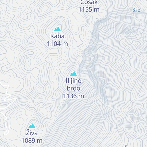 Map of Ilijino brdo