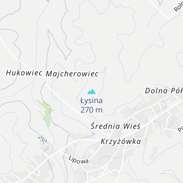 Map of Łysina