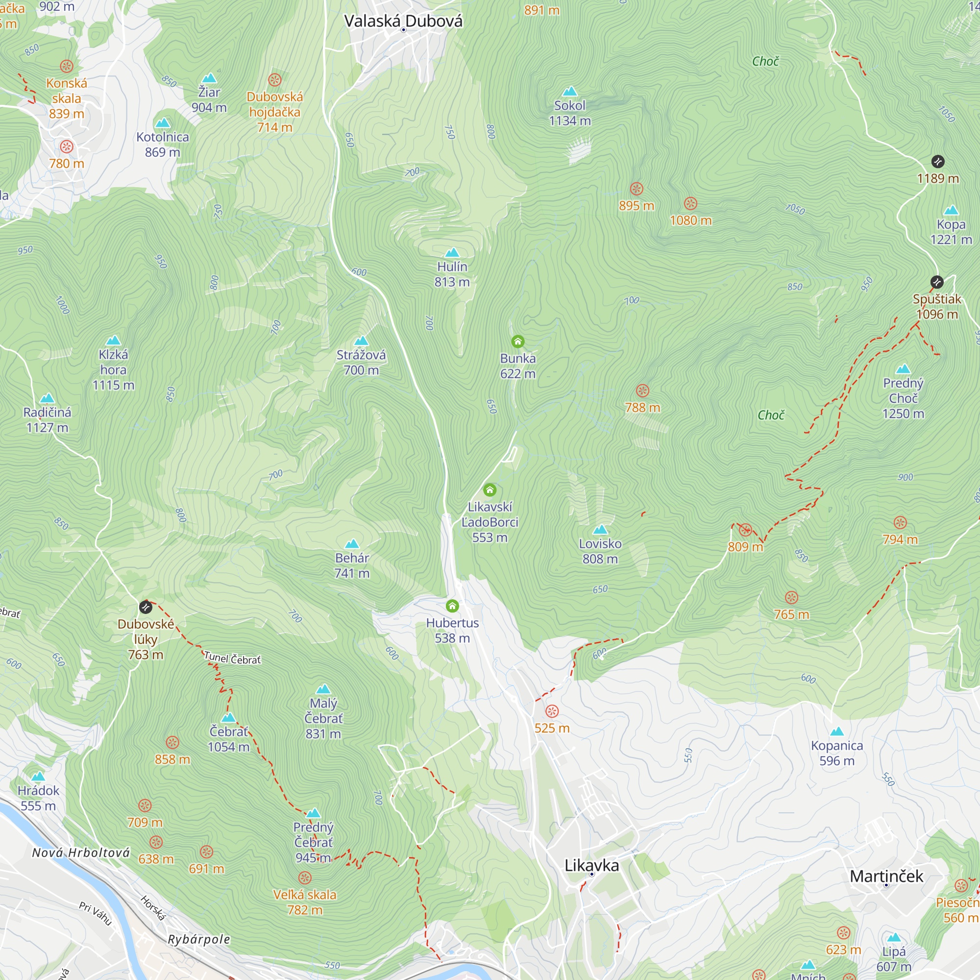 Likavskí ĽadoBorci map