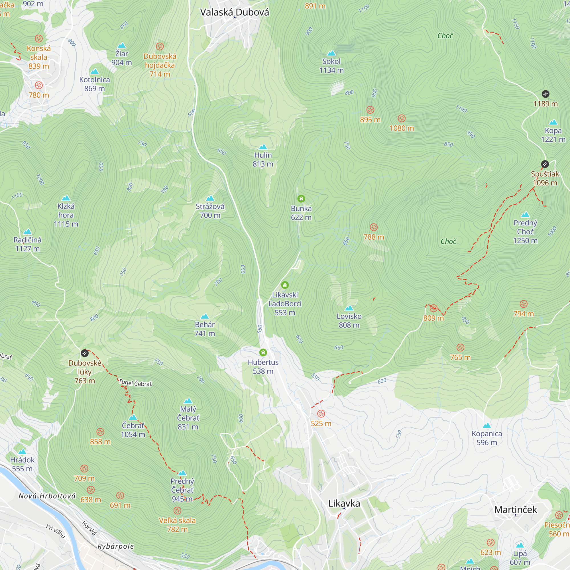 Likavskí ĽadoBorci map