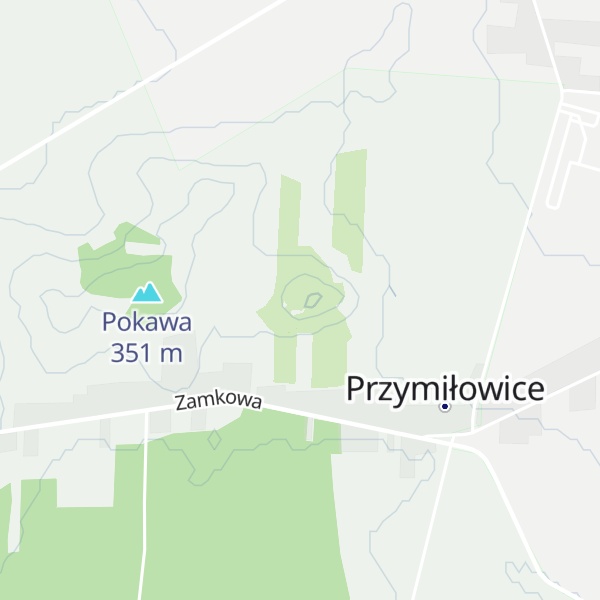 Map of Łysa Góra