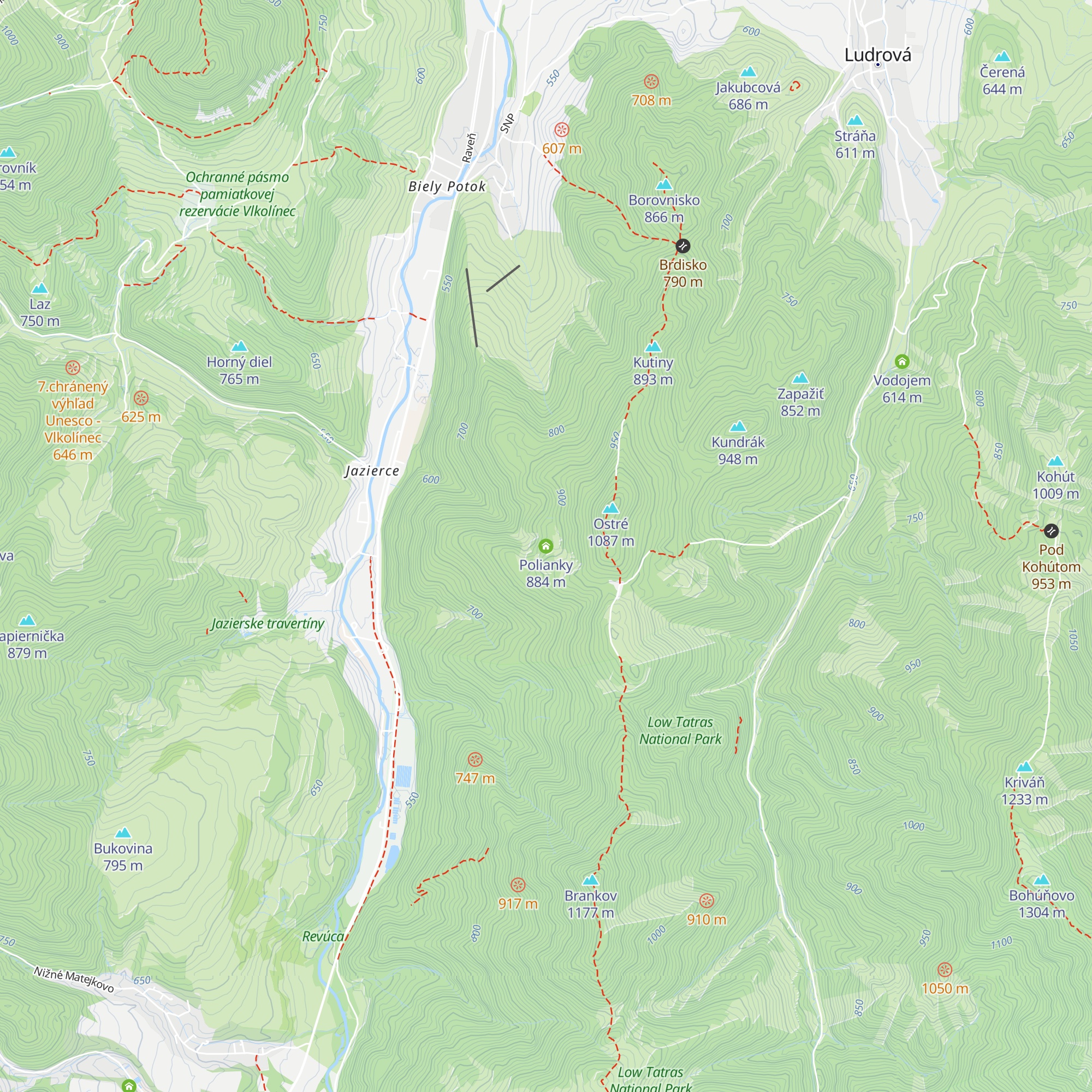 Prístrešok map
