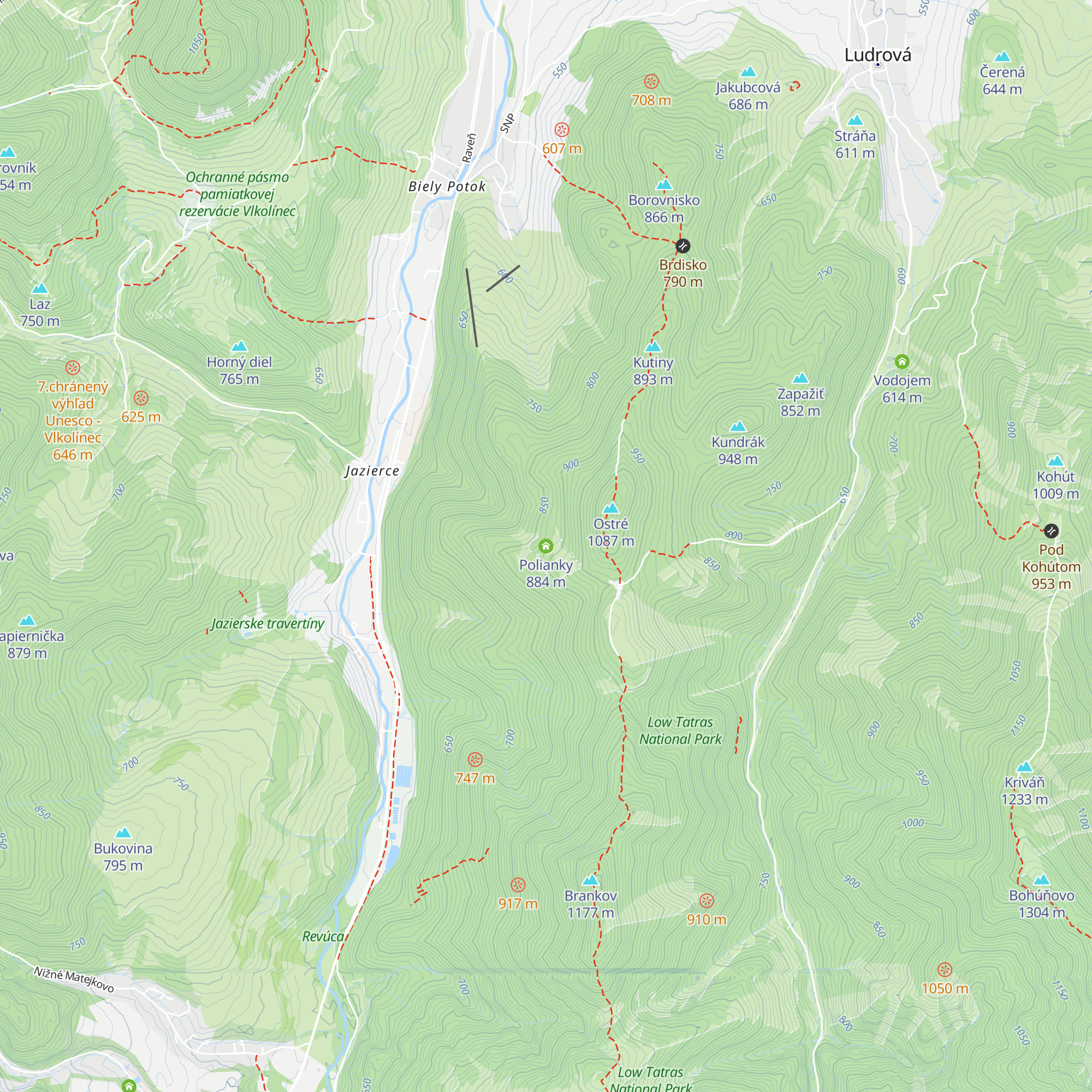 Prístrešok map