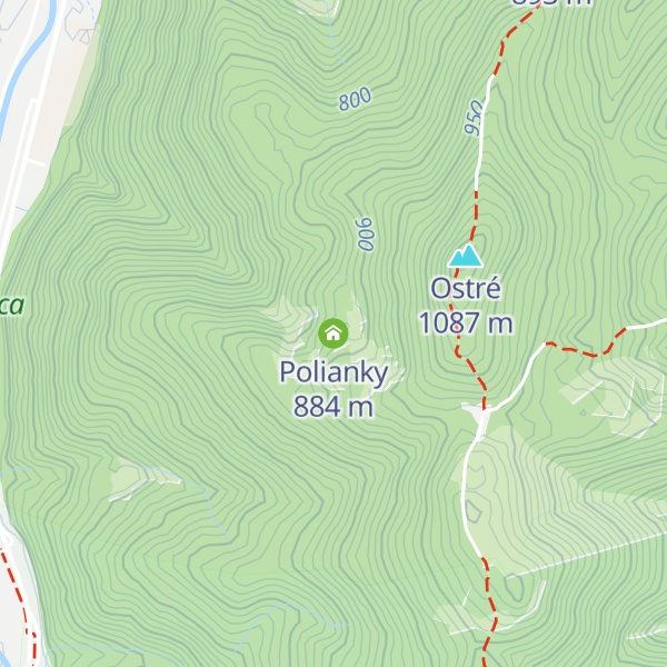 Map of Polianky