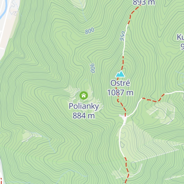 Map of Poľovnícka chata