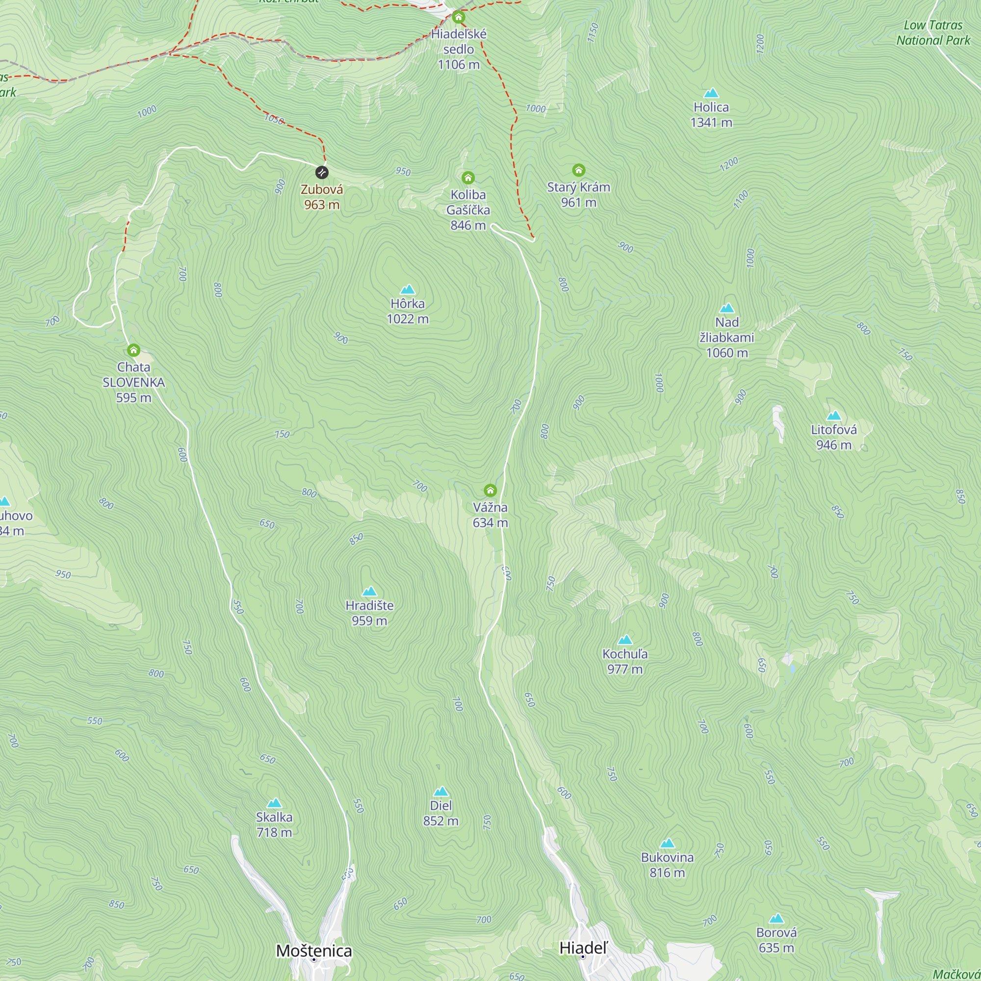 Vážna map