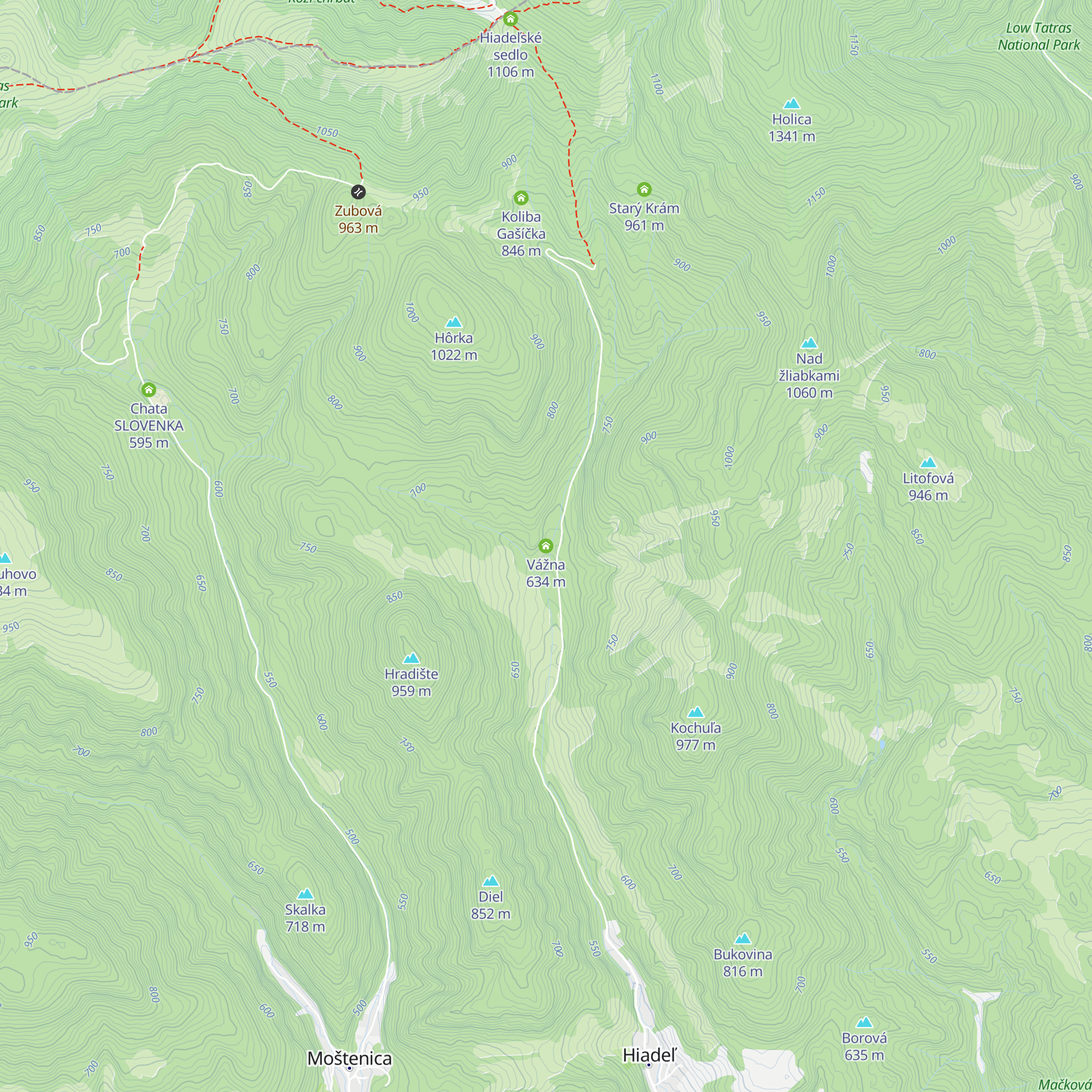 Vážna map