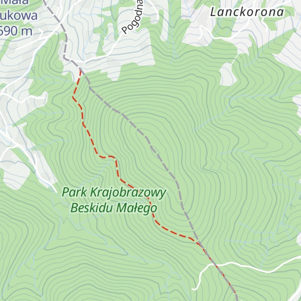 Map of Góra Kaprówka