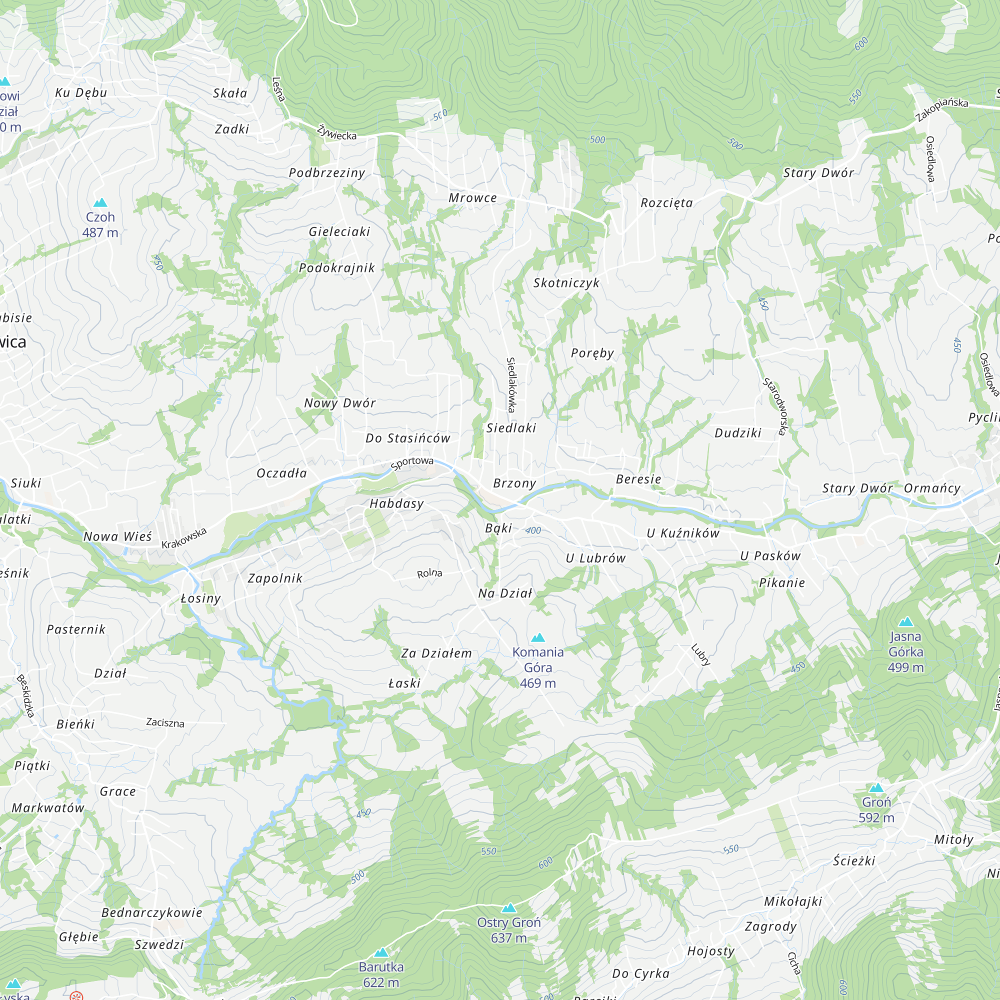 Informacja turystyczna map