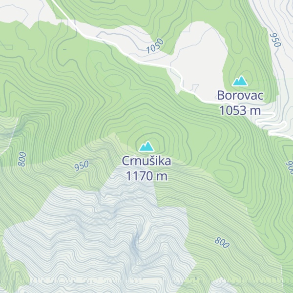 Map of Crnušika