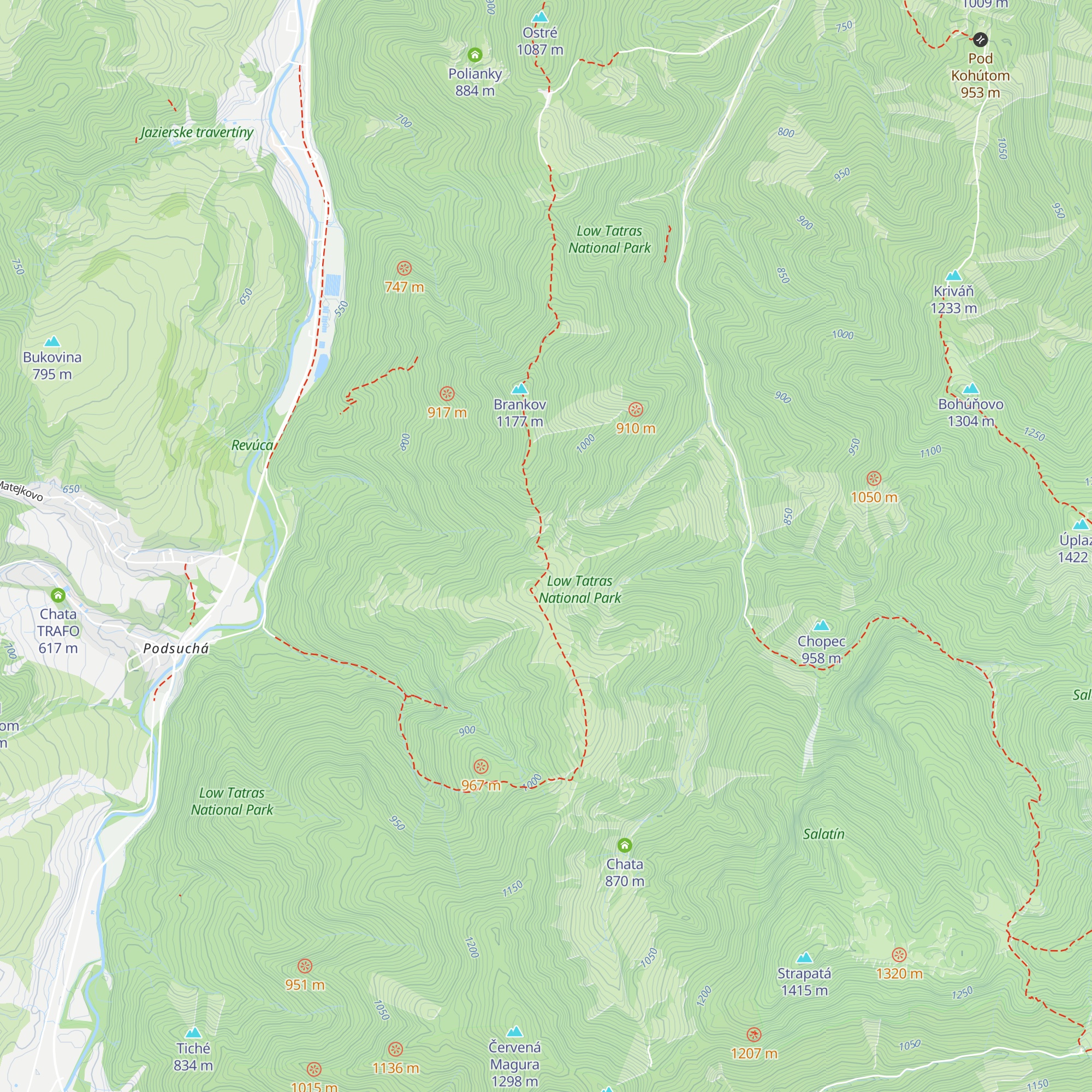 Na Brankove map