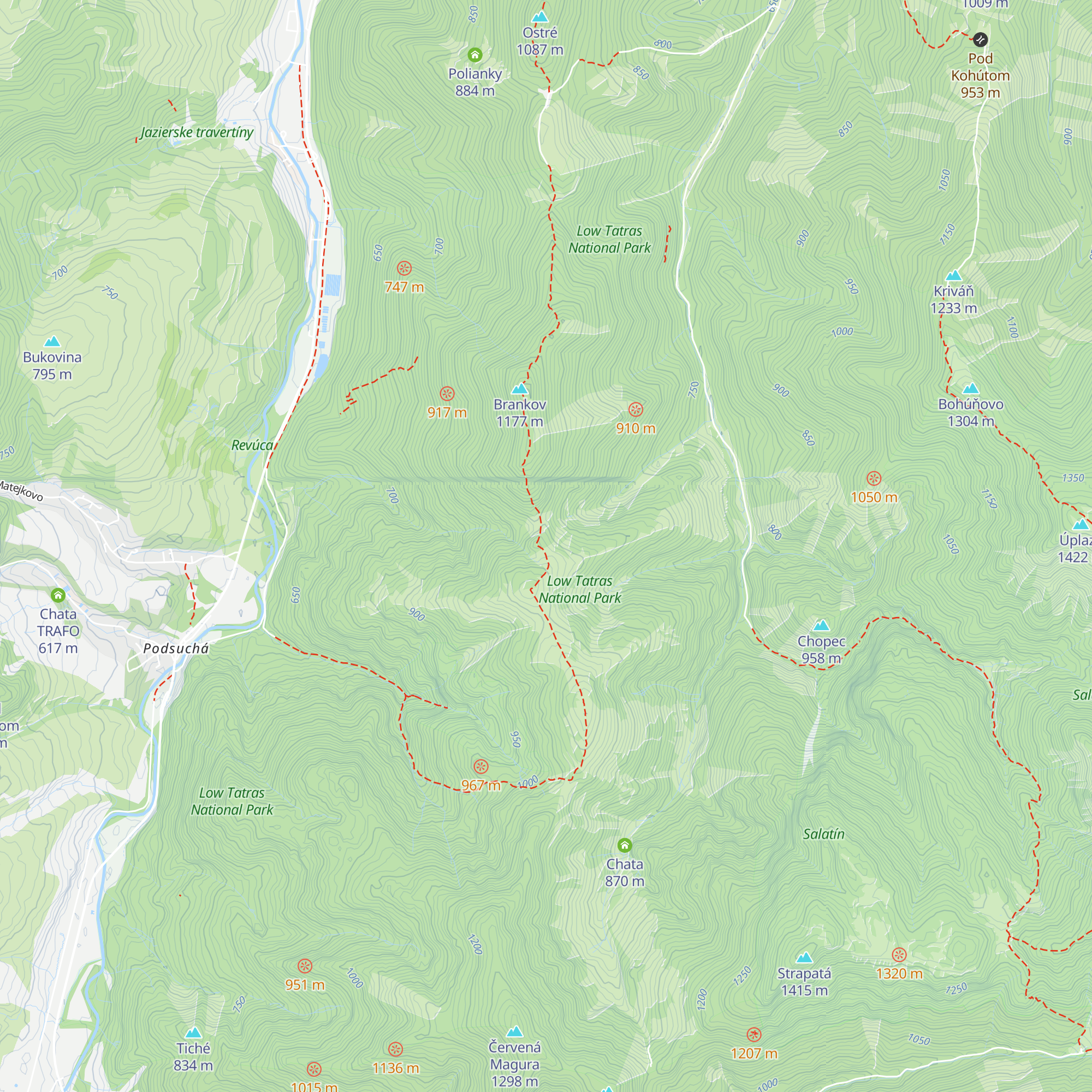 Na Brankove map