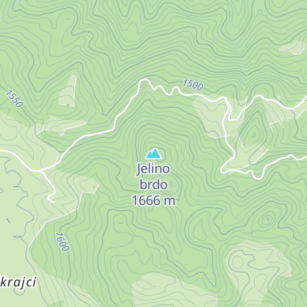 Map of Jelino brdo