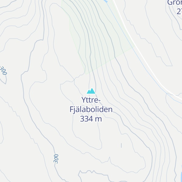 Map of Yttre-Fjälaboliden