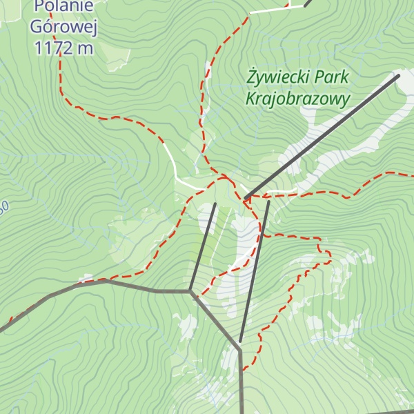 Map of Mountain Rescue GB GOPR Hala Mizowa