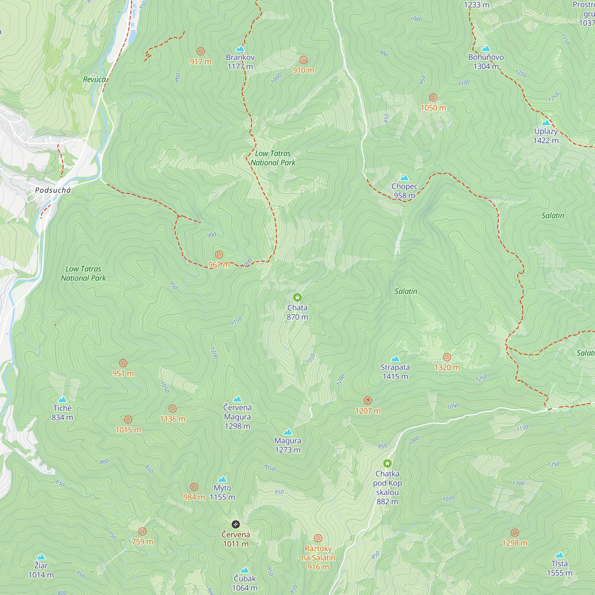 Chata map