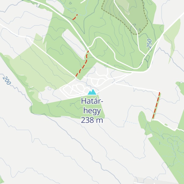 Map of Határ-hegy
